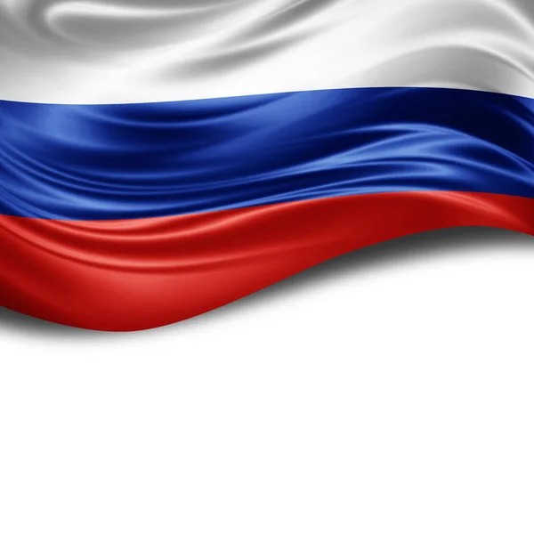 Flaga Rosji Kopia Miejsce Twój Tekst Ilustracje — Zdjęcie stockowe