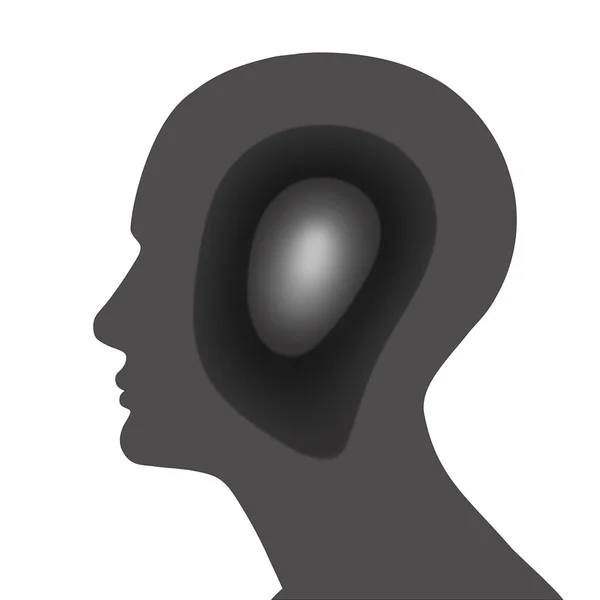 Человеческая Голова Абстрактный Фон Иллюстрация — стоковое фото