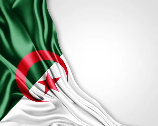Bandera Argelia Con Espacio Para Copiar Texto Ilustración —  Fotos de Stock