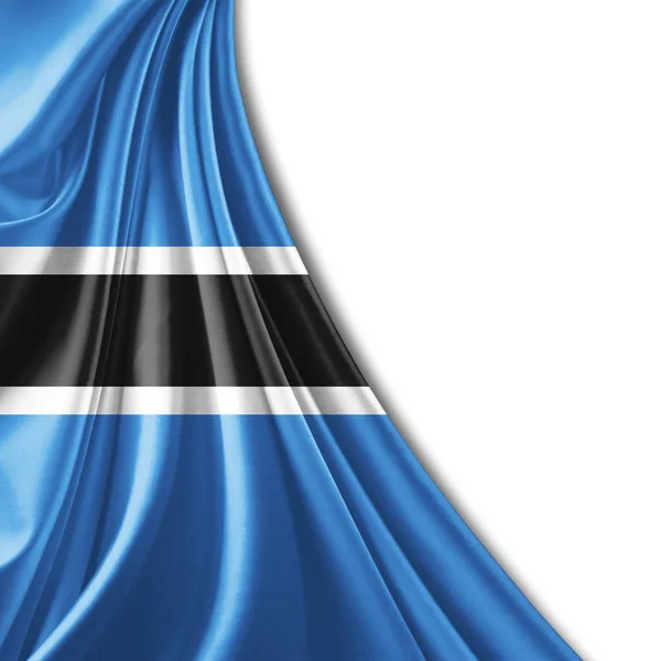 Flaggan Botswana Med Kopia Utrymme För Din Text Illustration — Stockfoto
