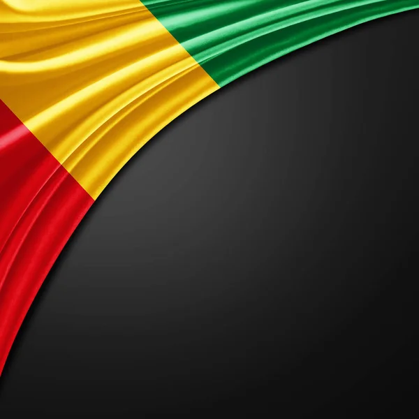 Bandeira Guiné Com Espaço Cópia Para Seu Texto Ilustração — Fotografia de Stock