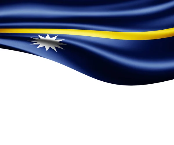 Flaga Nauru Kopia Miejsce Twój Tekst Ilustracje — Zdjęcie stockowe