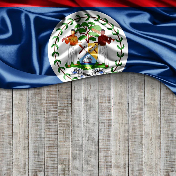 Flaga Belize Kopia Miejsce Twój Tekst Ilustracje — Zdjęcie stockowe