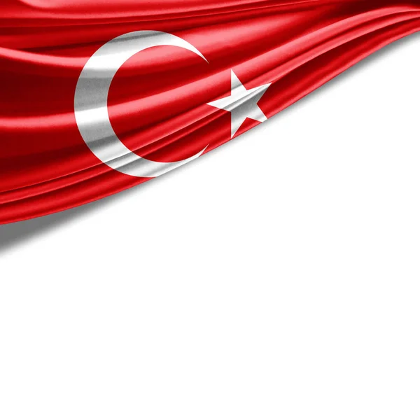 Flagge Der Türkei Mit Kopierplatz Für Ihren Text Illustration — Stockfoto