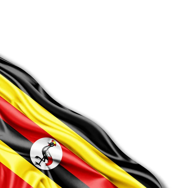 Bandeira Uganda Com Espaço Cópia Para Seu Texto Ilustração — Fotografia de Stock