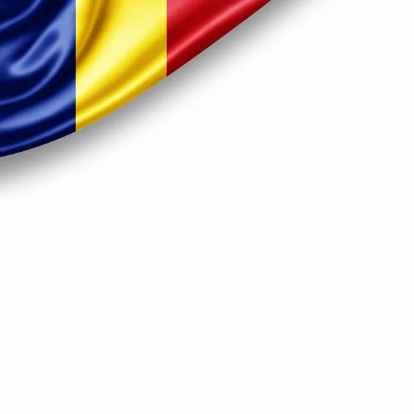 Bandiera Della Romania Con Spazio Copia Del Testo Illustrazione — Foto Stock