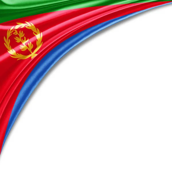 Flaga Erytrei Kopia Miejsce Twój Tekst Ilustracje — Zdjęcie stockowe