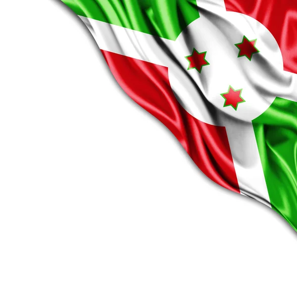 Flag Burundi Copy Space Your Text Illustration — Stock Photo, Image