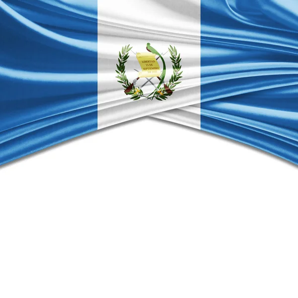 Bandeira Guatemala Com Espaço Cópia Para Seu Texto Ilustração — Fotografia de Stock