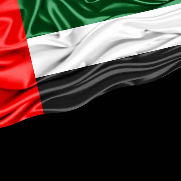 Förenade Arabemiraten Flagga Med Kopia Utrymme För Din Text Illustration — Stockfoto