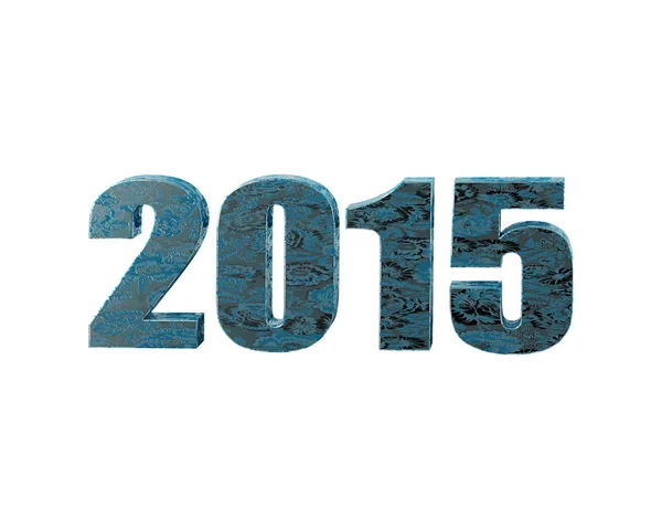 2015 Numbers New Year Card Background — Stock Photo, Image