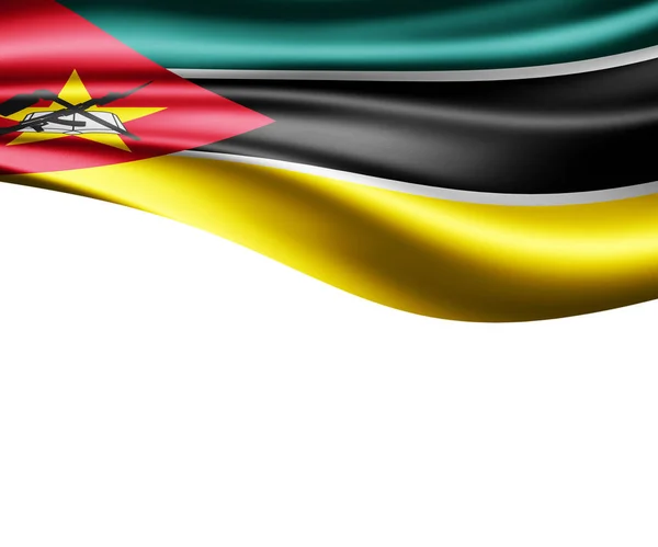 Σημαία Της Μοζαμβίκης Αντίγραφο Χώρο Για Κείμενο Απεικόνιση — Φωτογραφία Αρχείου