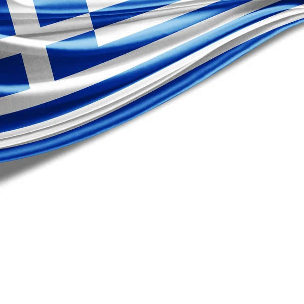 Flaga Grecji Kopia Miejsce Twój Tekst Ilustracje — Zdjęcie stockowe