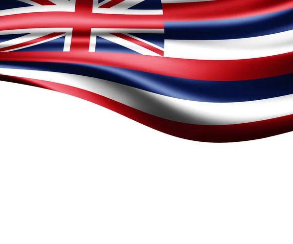 Bandera Hawaii Con Espacio Copia Para Texto Ilustración — Foto de Stock