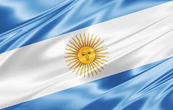 Másol Szöveg Illusztráció Helyet Argentína Zászlaja — Stock Fotó