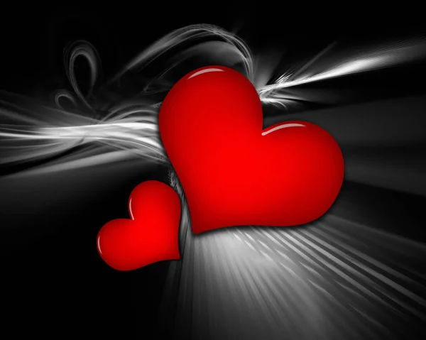 Сердца День Святого Валентина Фон Текстура — стоковое фото