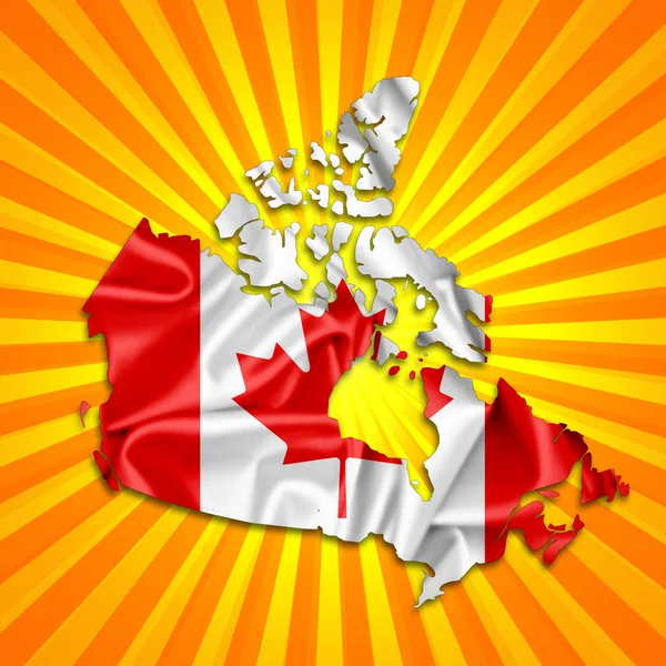 Flag Canada Copy Space Your Text Illustration — Stock Photo, Image