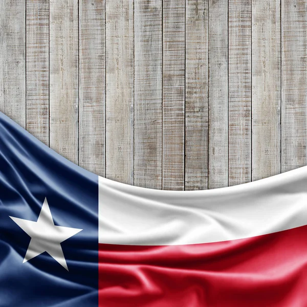 Texas bayrağı ile kopya alanı metin - 3d çizim için    