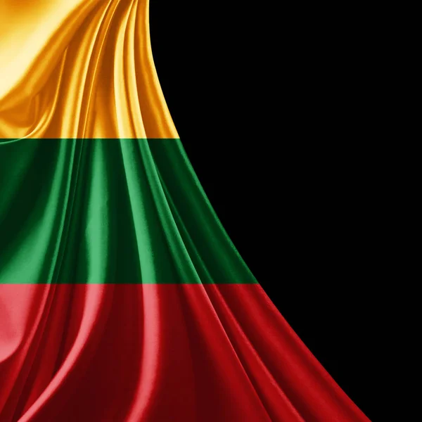 Flag Lithuania Copy Space Your Text Illustration — Stock Photo, Image