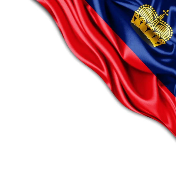 Flaga Liechtensteinu Kopia Miejsce Twój Tekst Ilustracje — Zdjęcie stockowe