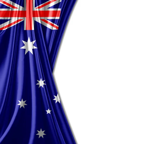 Bandera Australia Con Espacio Copia Para Texto Ilustración —  Fotos de Stock