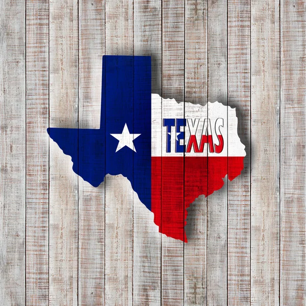 Texas bayrağı ile kopya alanı metin veya resimler 