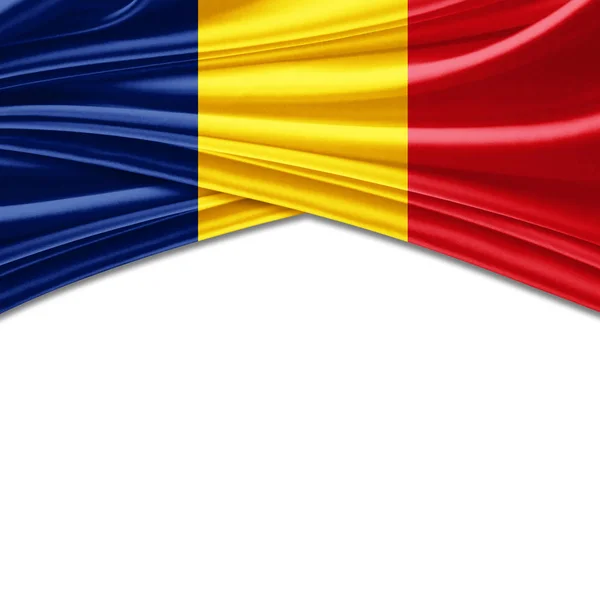 Bandera Rumania Con Espacio Copia Para Texto Ilustración — Foto de Stock