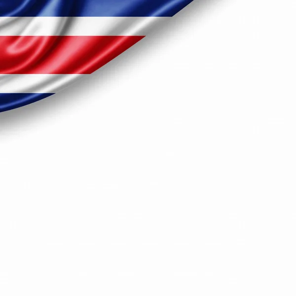 Флаг Коста Рики Местом Копирования Текста Иллюстрация — стоковое фото
