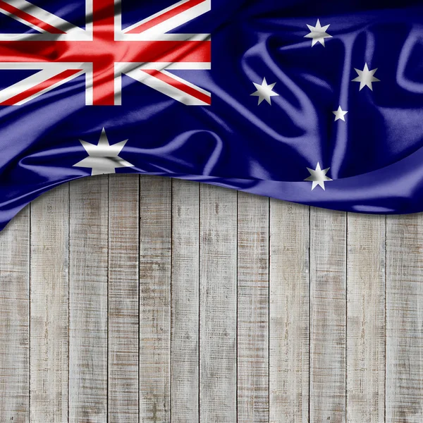 Bandera Australia Con Espacio Copia Para Texto Ilustración — Foto de Stock