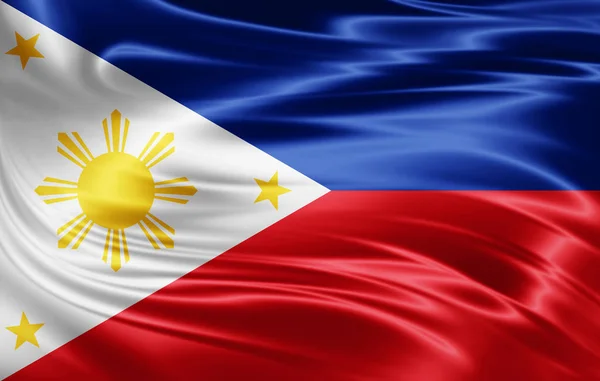 Flag Philippines Copy Space Your Text Illustration — Stock Photo, Image