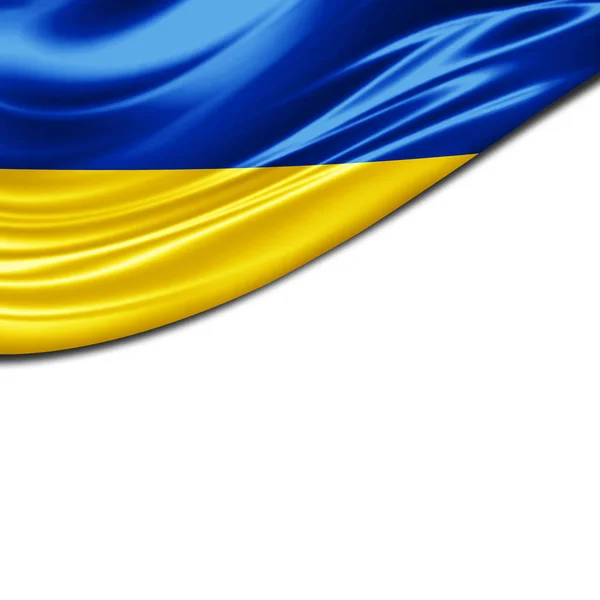 Vlajka Ukrajiny Kopie Prostor Pro Ilustraci Textu — Stock fotografie