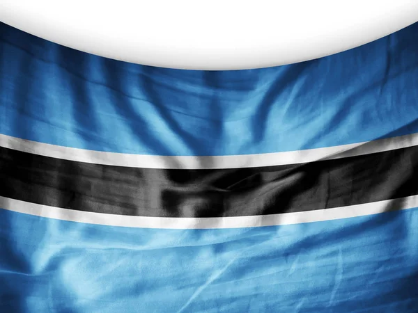 Флаг Ботсваны Местом Копирования Текста Иллюстрация — стоковое фото