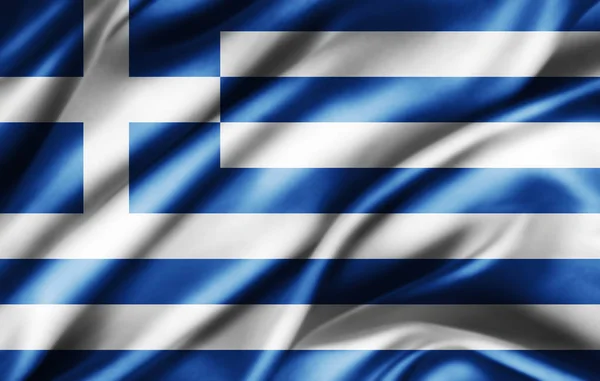 Flag Grækenland Med Kopi Plads Til Din Tekst Illustration - Stock-foto