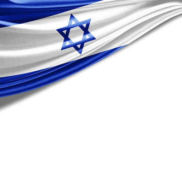 Bandera Israel Con Espacio Copia Para Texto Ilustración — Foto de Stock