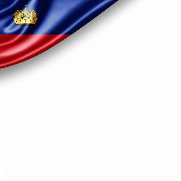 Bandera Liechtenstein Con Espacio Copia Para Texto Ilustración —  Fotos de Stock