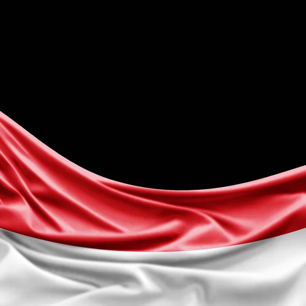 Bandera Indonesia Con Espacio Copia Para Texto Ilustración — Foto de Stock