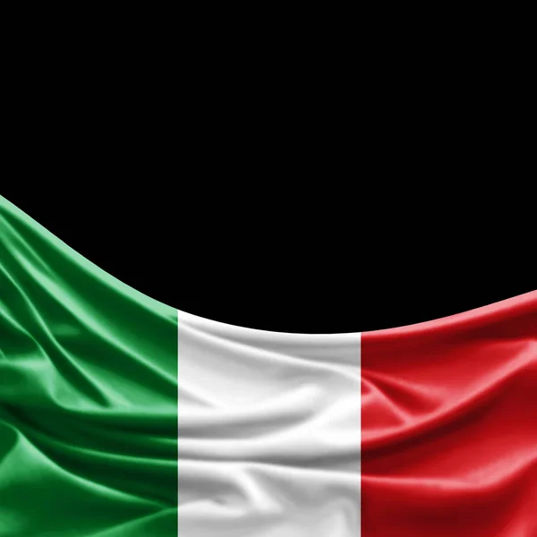 Másol Szöveg Illusztráció Hely Olaszország Zászlaja — Stock Fotó