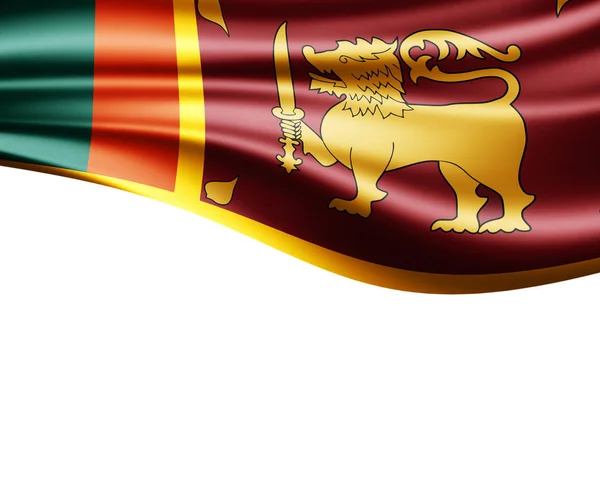 Flagge Von Sri Lanka Mit Kopierplatz Für Ihren Text Illustration — Stockfoto