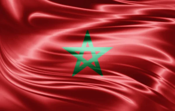 Flag Morocco Copy Space Your Text Illustration — Stock Photo, Image