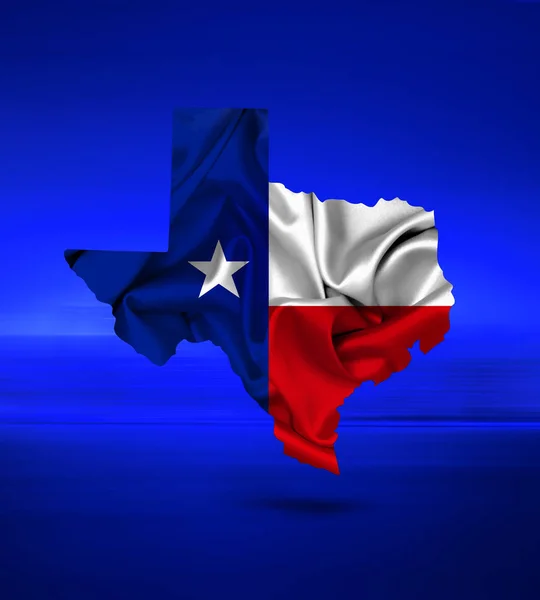 Texas Flag Copy Space Your Text Images — Stock Photo, Image