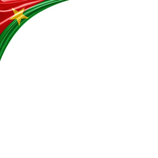Σημαία Της Μπουρκίνα Αντίγραφο Χώρο Για Κείμενο Απεικόνιση — Φωτογραφία Αρχείου