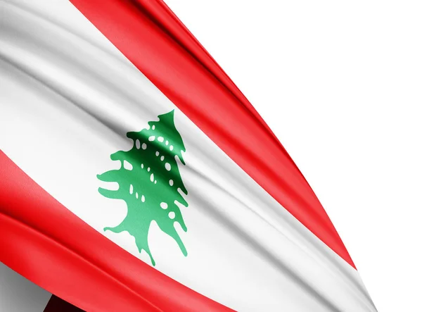 Flag Lebanon Copy Space Your Text Illustration — Stock Photo, Image