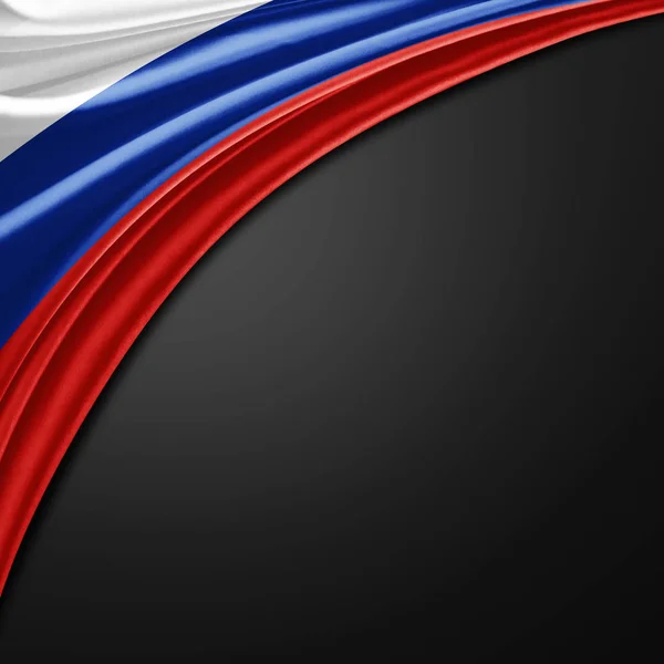 Másol Szöveg Illusztráció Hely Oroszország Zászlaja — Stock Fotó