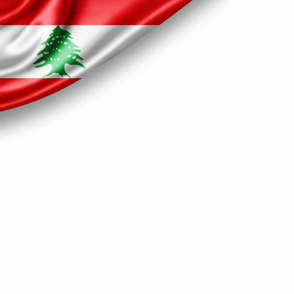 Flag Lebanon Copy Space Your Text Illustration — Stock Photo, Image