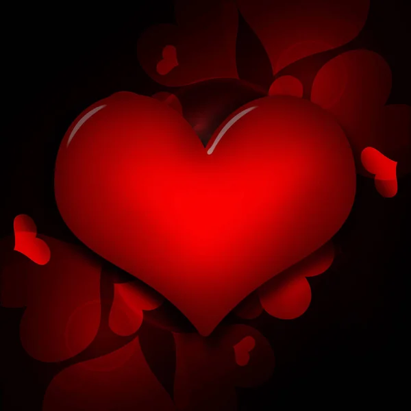 Corações Dia Dos Namorados Fundo Textura — Fotografia de Stock
