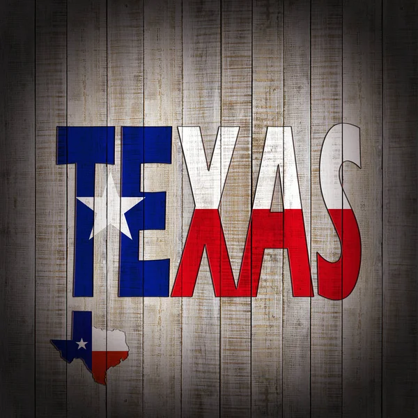 Texas arka plan kopya alanı için metin - 3d çizim ile    