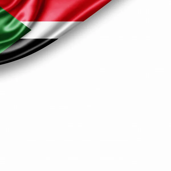 Flaga Sudanu Kopia Miejsce Twój Tekst Ilustracje — Zdjęcie stockowe