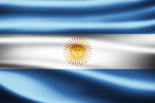 Flag Argentina Copy Space Your Text Illustration — Stock Photo, Image