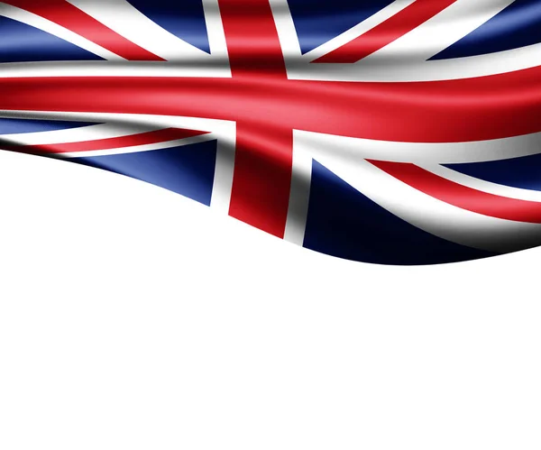 Флаг Соединенного Королевства Местом Копирования Текста Иллюстрация — стоковое фото