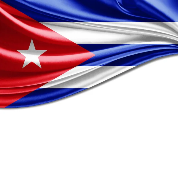 Vlag Van Cuba Met Kopie Ruimte Voor Tekst Illustratie — Stockfoto